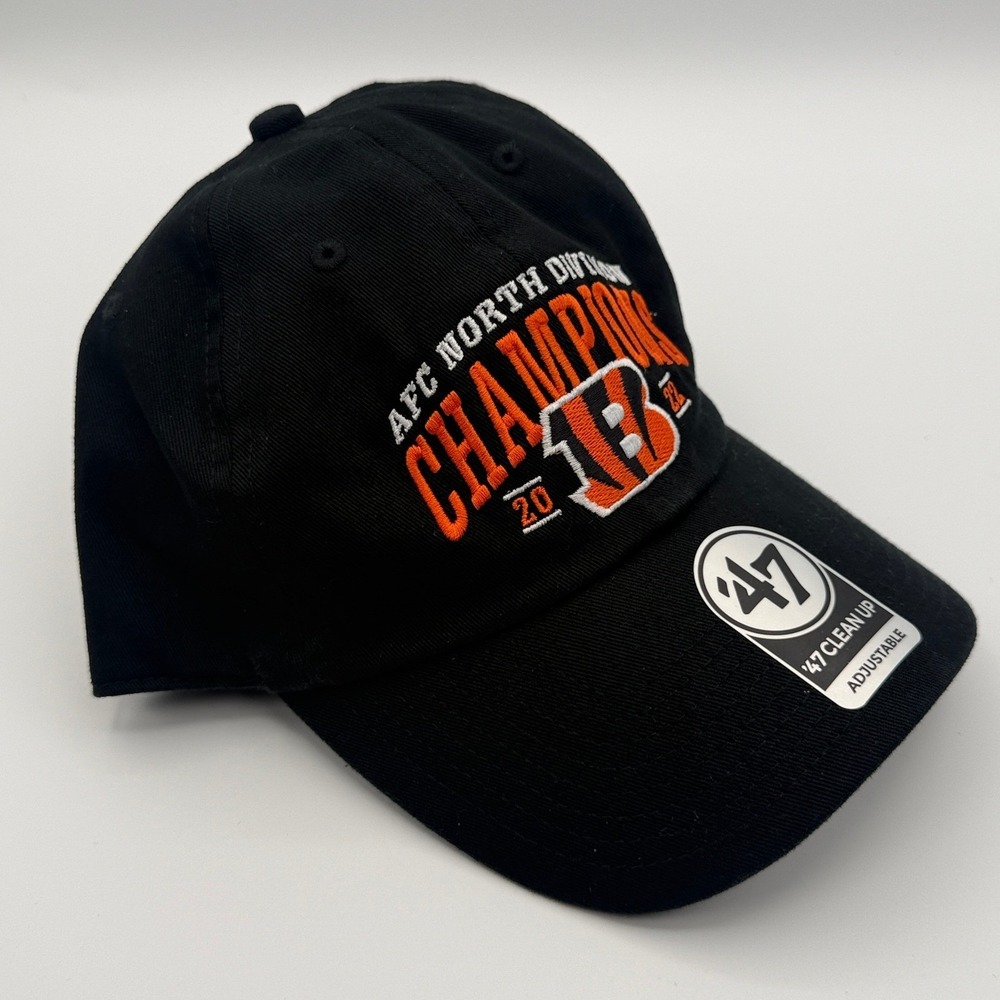 '47 Cincinnati Bengals AFC North Division Champions 2022 Hat Black OSFA NFL